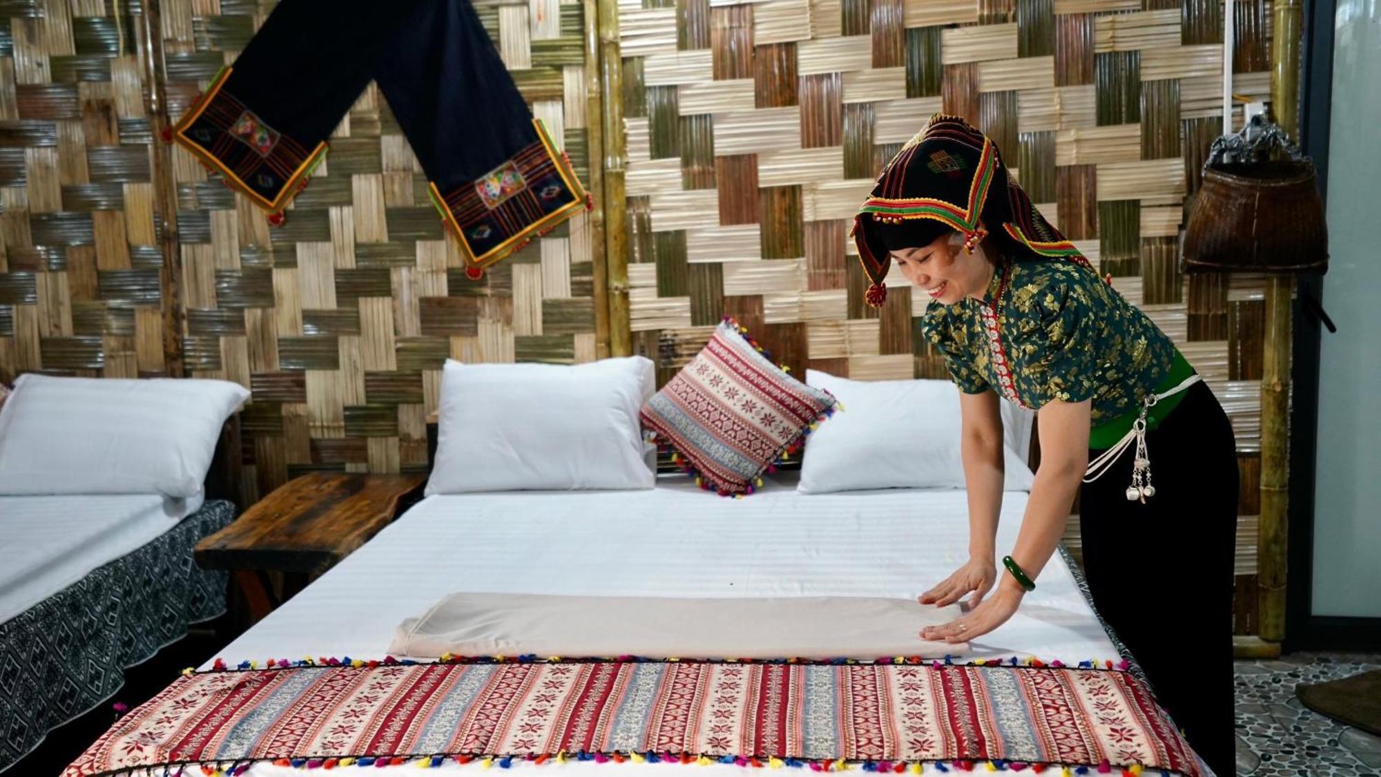 Minh Ngoc Homestay Dien Bien Phu Ban Hin Lom Exterior foto